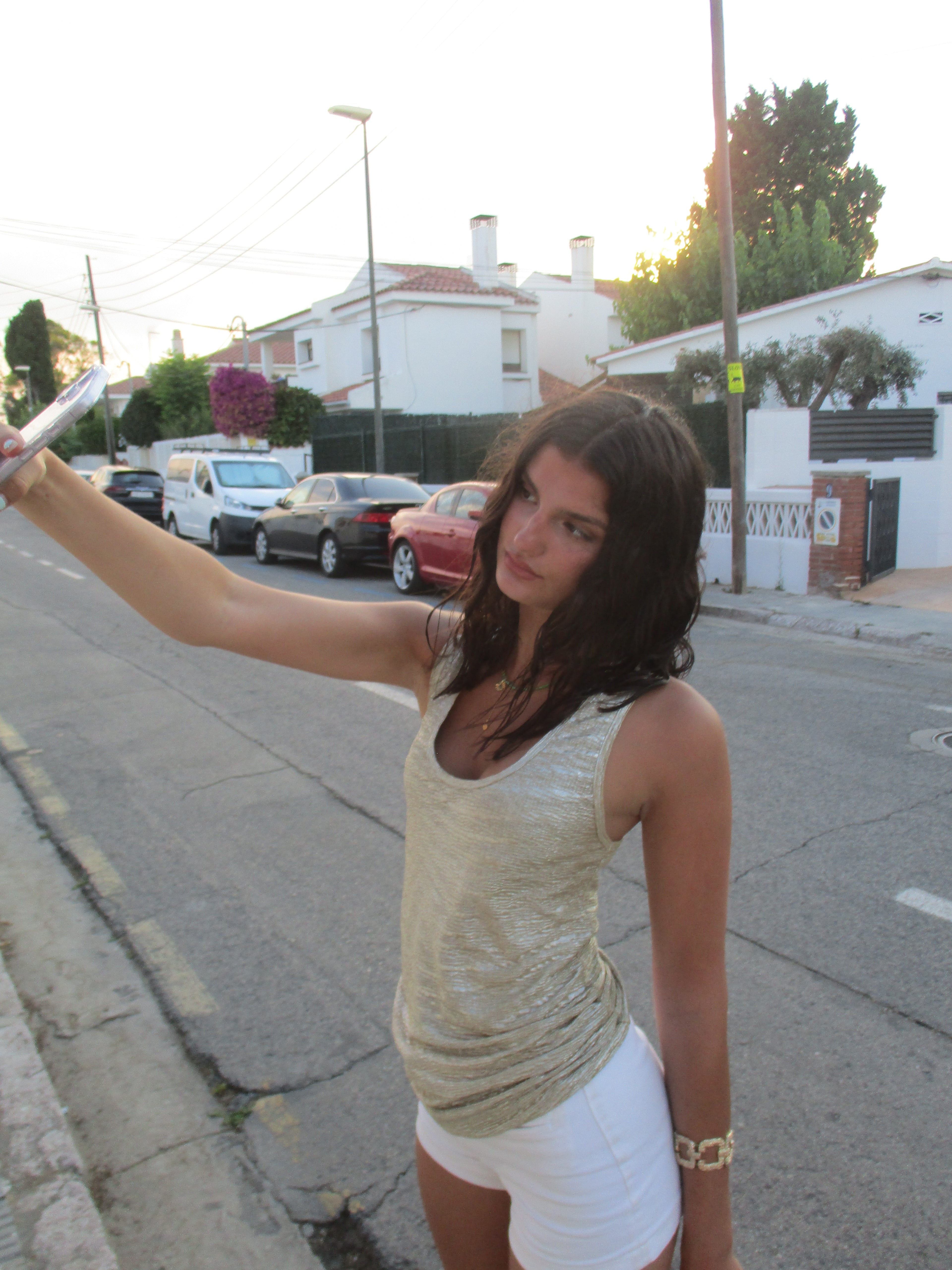 Golden Glow Mini Dress-Top