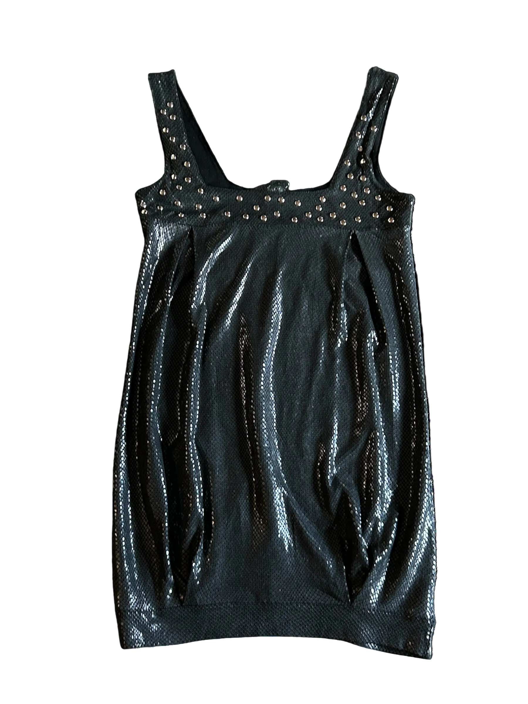 Midnight Balloon Mini Dress